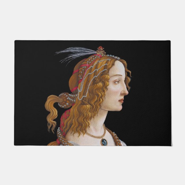 Tapete Sandro Botticelli - Retrato de Simonetta Vespucci (Frente)