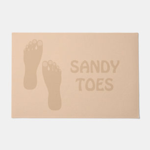 Tapete Sandy Toes Beach House Door Mat