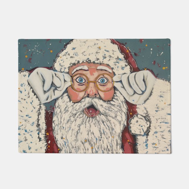 Tapete Santa Claus Surprised (Frente)