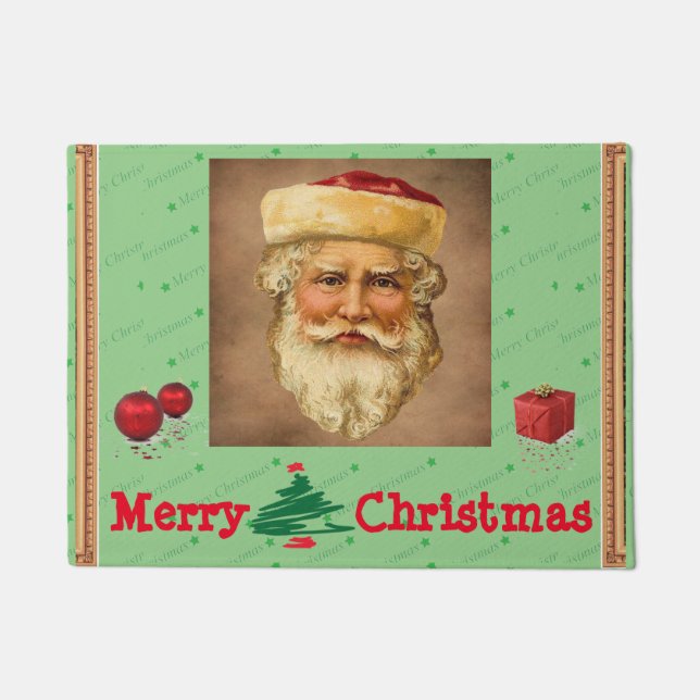 Tapete Santa Claus Vintage Mat (Frente)