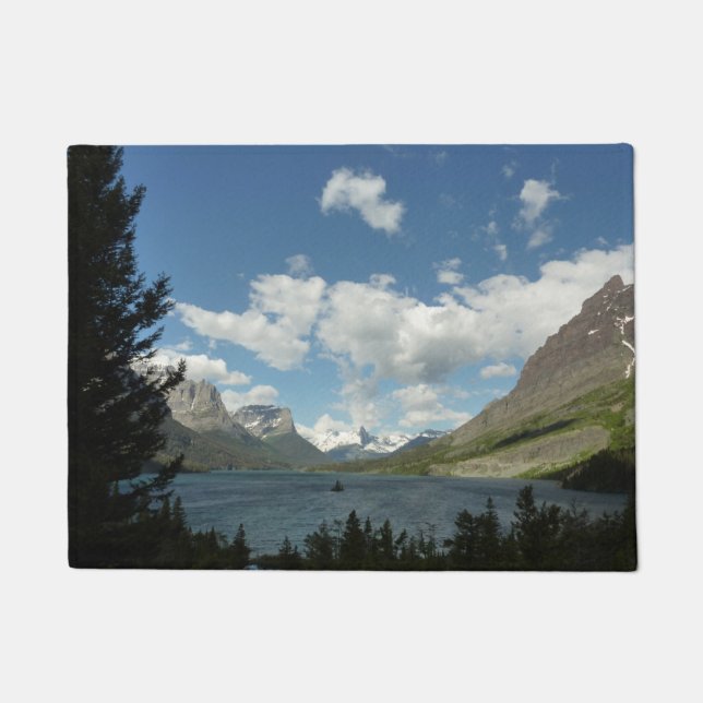Tapete Santo Mary Lake II no Glacier National Park (Frente)