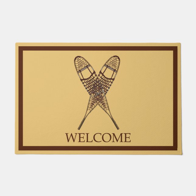 Tapete Sapatos de neve - Bem-vindo (Frente)