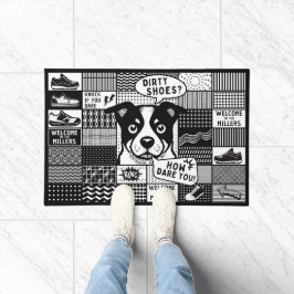 Tapete Sapatos Sujos? Como Você Ousa! - Pop art elegante