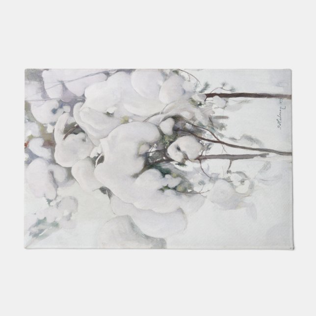 Tapete Saplings (por Pekka Halonen) de pinheiro coberto p (Frente)