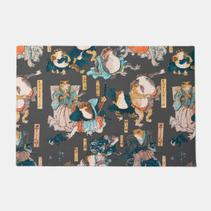 Tapete Sapo japonês ukiyo-e Froggies