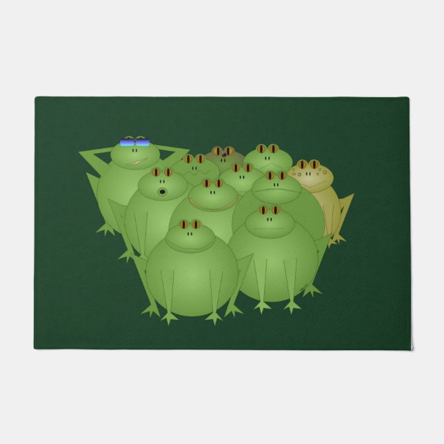 Tapete Sapos Funky Door Mat (Frente)