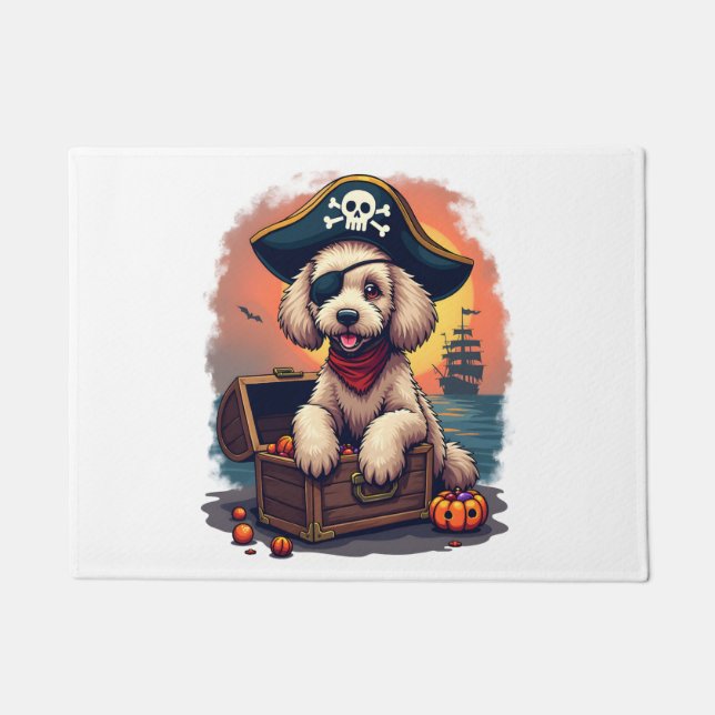 Tapete Saque do Poodle Pirata (Frente)