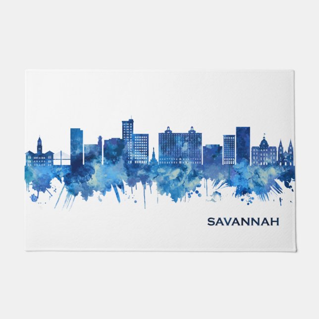 Tapete Savannah EUA Skyline Blue (Frente)