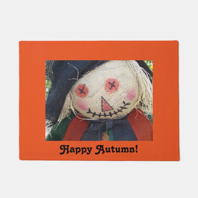 Tapete Scarecrow Happy Autumn Doce Mat (Frente)