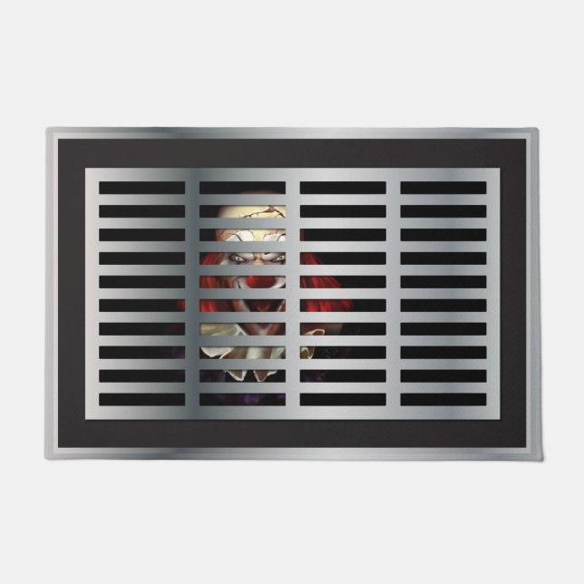 Tapete Scary Cloween Novelty Doormat (Frente)