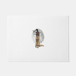 Tapete Scary Leonberger Dog Witch Halloween