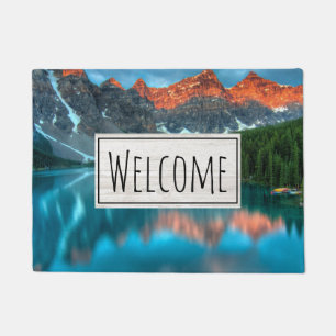 Tapete Scenic Mountain & Lake Landscape Foto de Boas-vind