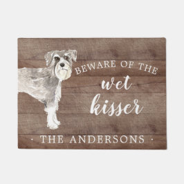 Tapete Schnauzer Cachorro Mat Personalizado