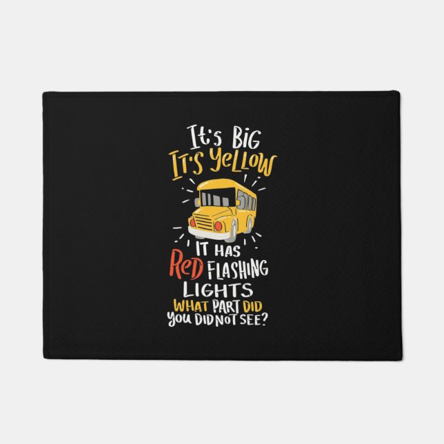 Tapete School Bus It Is Big And Yellow (Frente)