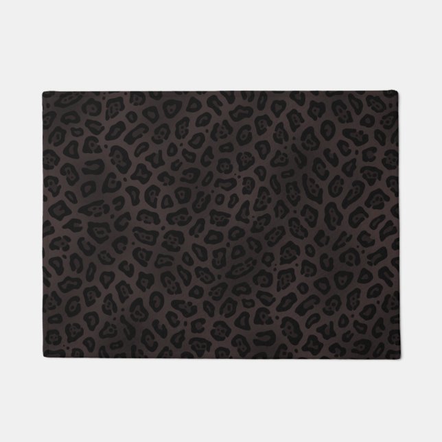 Tapete Schwarze Jaguar Flecken Druck (Frente)