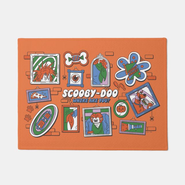 Tapete Scooby-Doo Wall of Halloween Picture Frames (Frente)