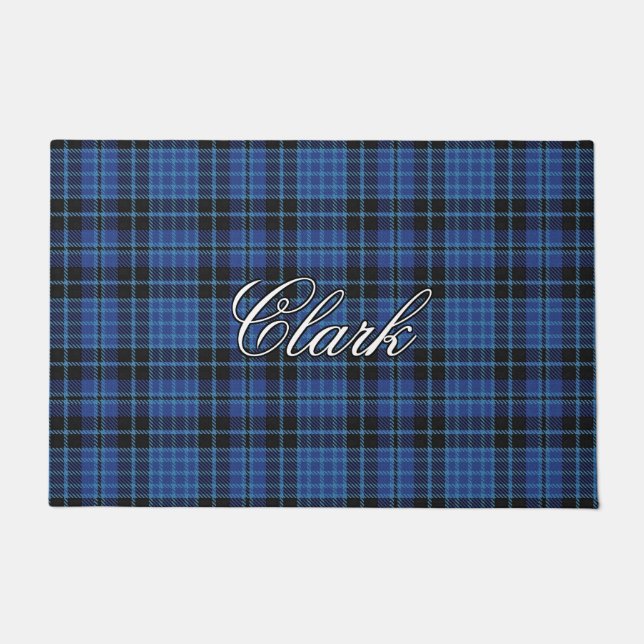 Tapete Scots Vista Clan Clark Scottish Clergy Tartan (Frente)