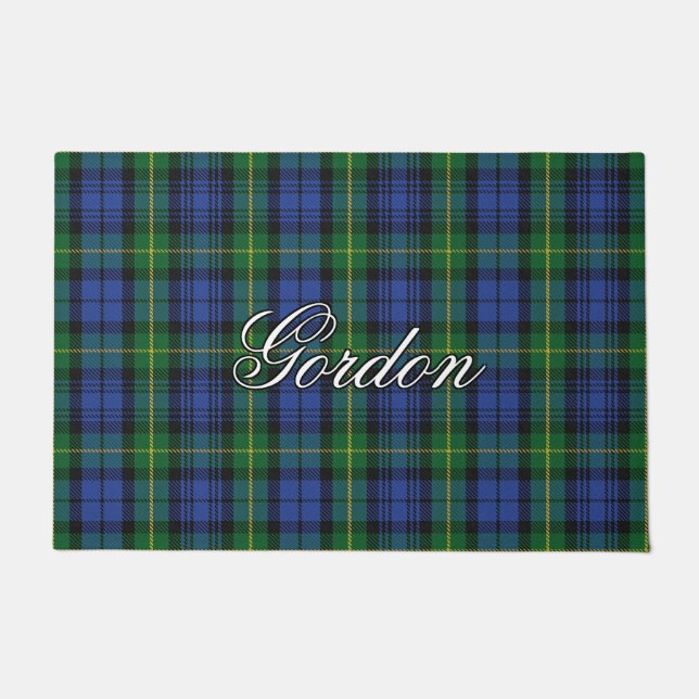 Tapete Scots Vista Clan Gordon Tartan Xadrez (Frente)