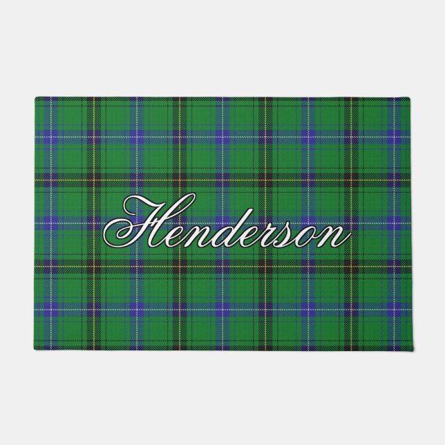 Tapete Scots Vista Clan Henderson Tartan Xadrez (Frente)