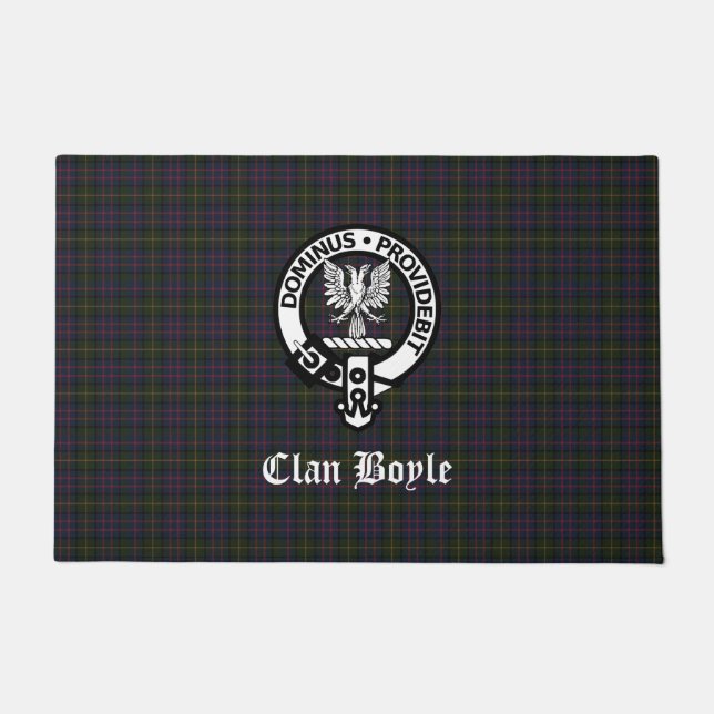 Tapete Scottish Clan Boyle Crest & Tartan (Frente)