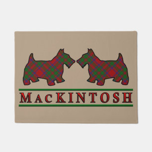 Tapete Scottish Clan MacKintosh Tartan Scottie Dogs