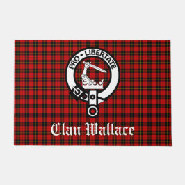 Tapete Scottish Clan Wallace Crest Crachá e Tartan
