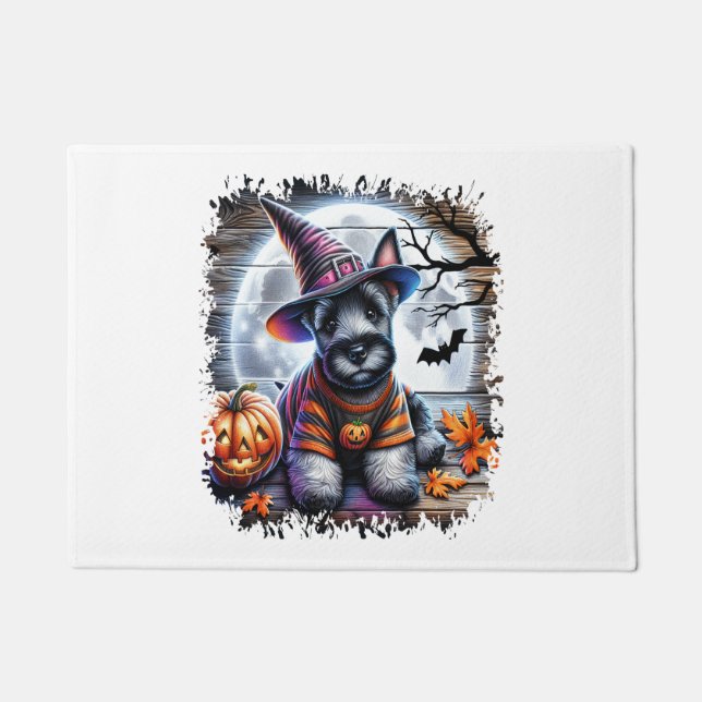 Tapete Scottish Terrier Dog Halloween (Frente)