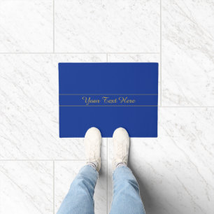 Tapete Script Dourado Elegante no fundo azul Marinho