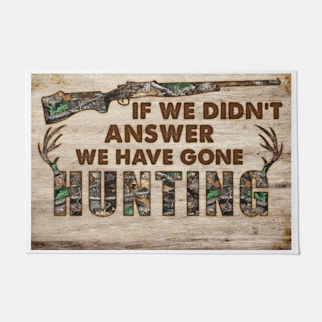 Tapete Se não respondermos, fomos caçar (Frente)