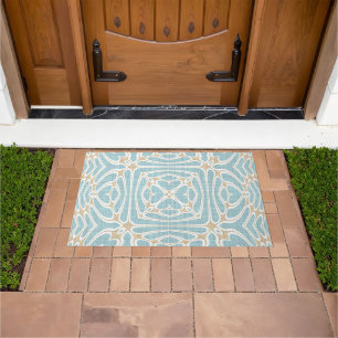 Tapete Seafoam Green Taupe Brown Hip Orient Bali Art