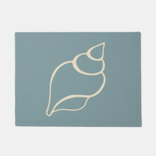 Tapete Seashell Beach Shell Doormat Welcome Mat Rug Gift