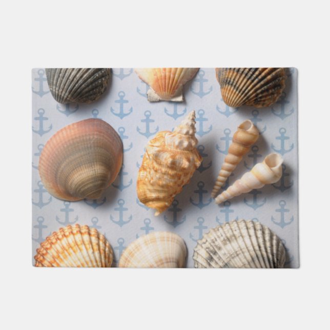 Tapete Seashells no contexto da âncora (Frente)