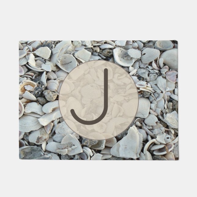 Tapete Seaside Shells Initial Welcome (Frente)