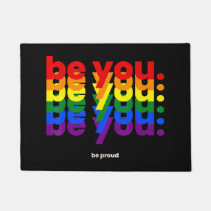 Tapete Seja Você Seja Orgulhoso LGBTQ Orgulho Arco-íris L