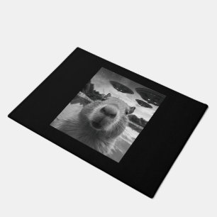 Tapete Selfie Engraçado de Capivara Gráfica com OVNIs Est