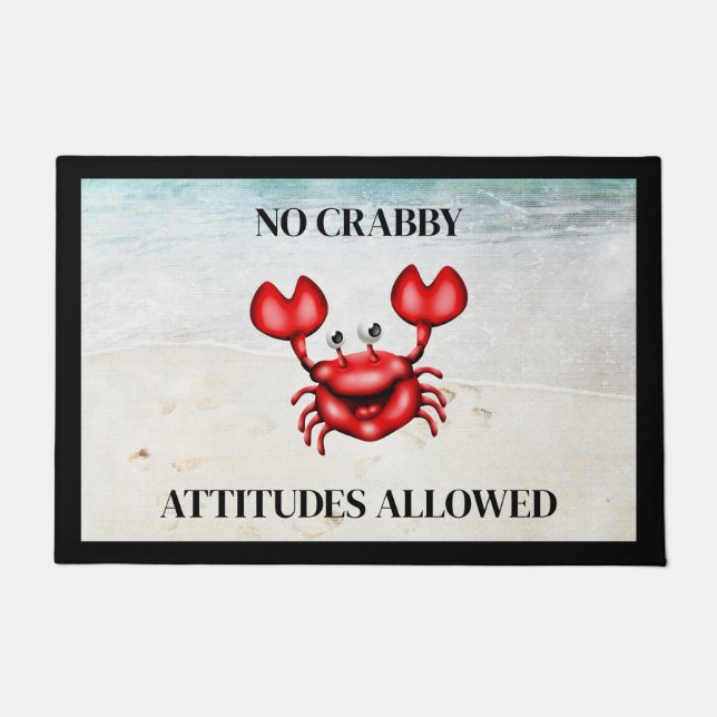 Tapete Sem Atitudes Crabby Mat Door (Frente)