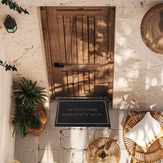 Tapete Sem solicitação, a menos que seja Tacos, costume e