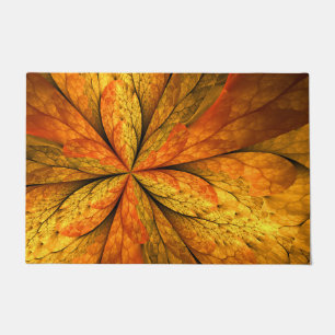 Tapete Sensação de outono, Flor Fractal Abstrato modern