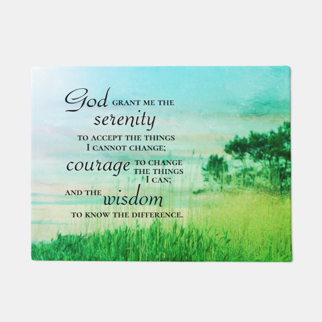 Tapete Serenity Prayer, (Frente)
