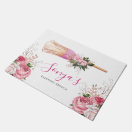 Tapete Serviço de Limpeza de Empresas em Aquarela Broom R