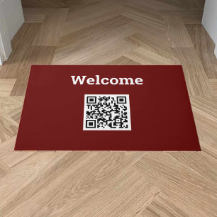 Tapete Seu código QR mais bem-vindo em um