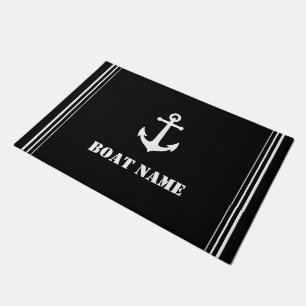 Tapete Seu nome de boi Anchor moderno preto