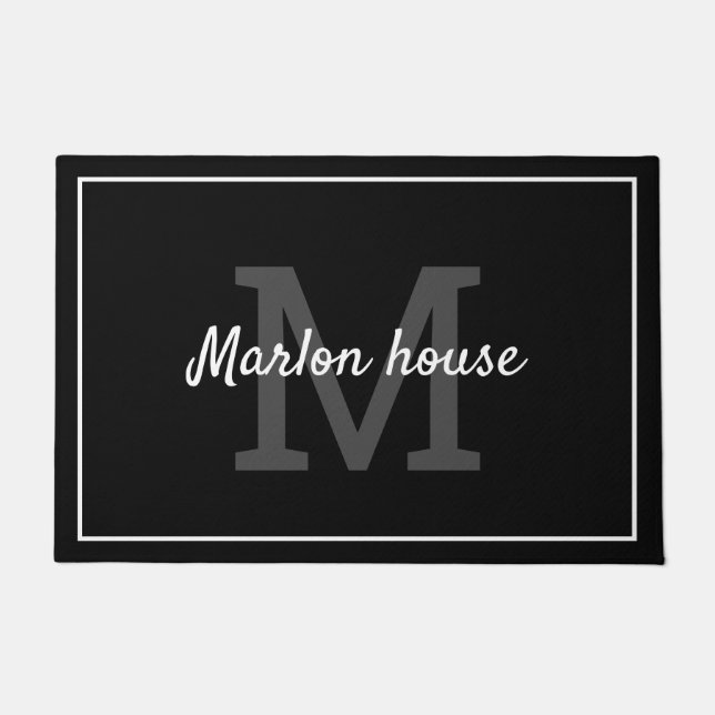 Tapete Seu nome monograma (Frente)