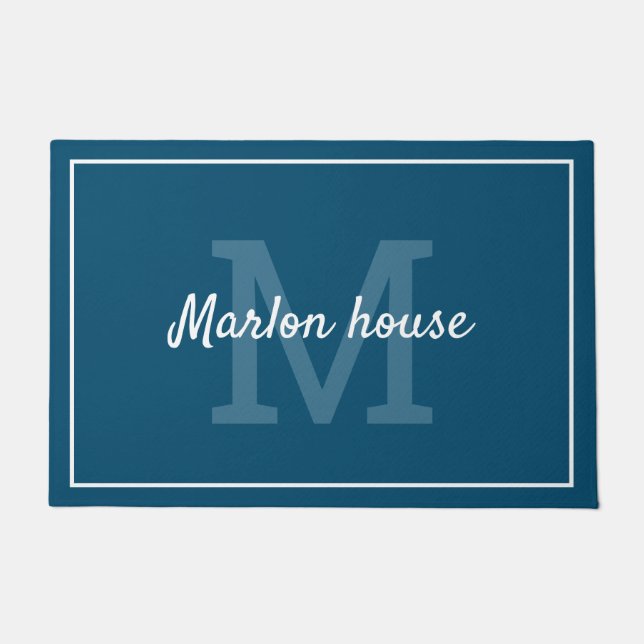 Tapete Seu nome monograma (Frente)