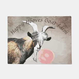 Tapete SEU TEXTO BONITO Billy Goat com Bubblegum Bem-vind