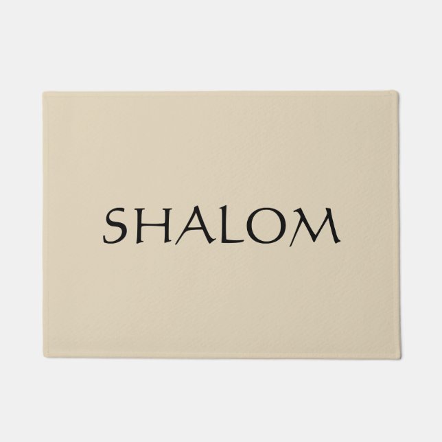 Tapete Shalom de Portas Personalizadas (Frente)