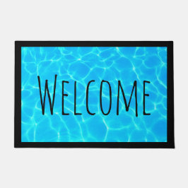 Tapete Shimmering Blue Piscina Water Refletions Foto