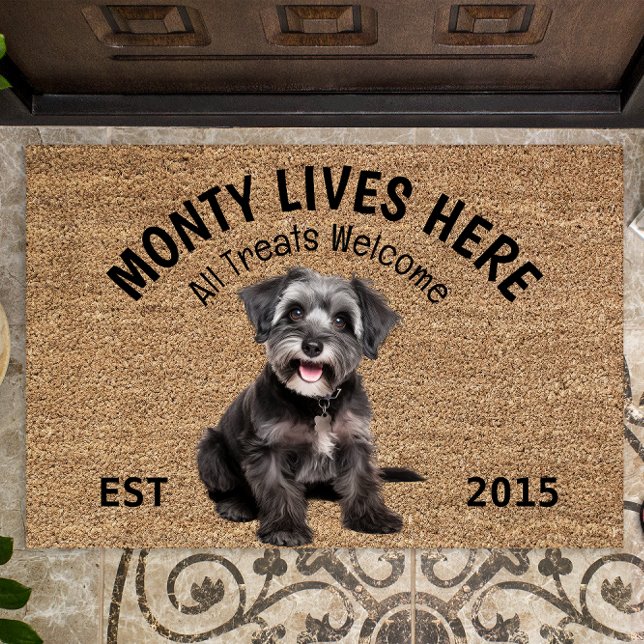 Tapete Shnoodle Personalised Dog Lover Doormat (Criador carregado)