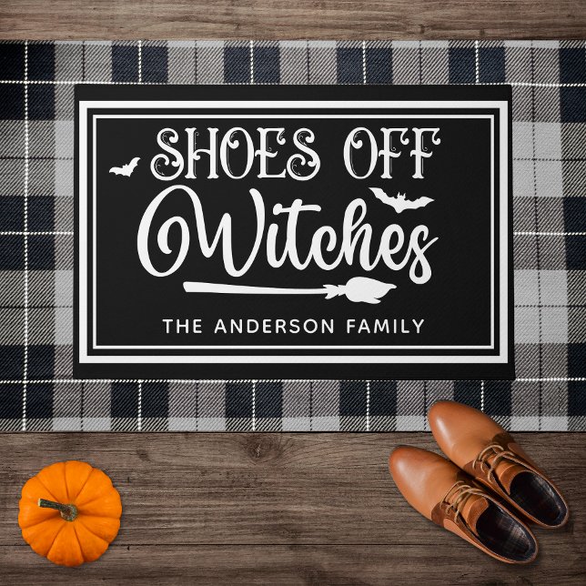 Tapete Shoes Off Witches - Funny Halloween (Criador carregado)