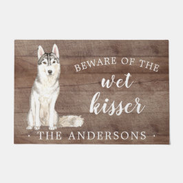 Tapete Siberian Husky.Dog Personated Door Mat